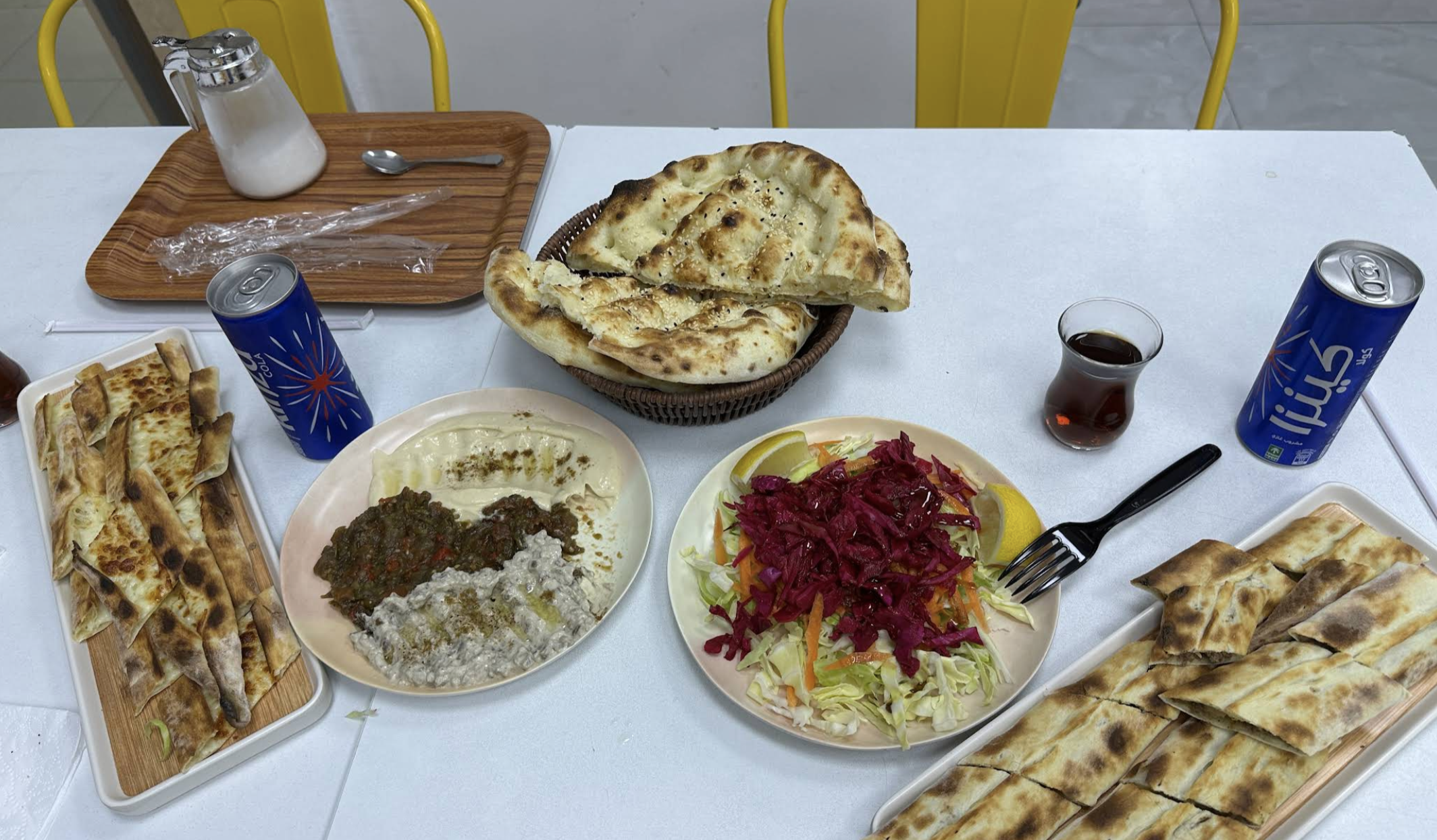 Arabische Mahlzeit aus der Nachbarschaft